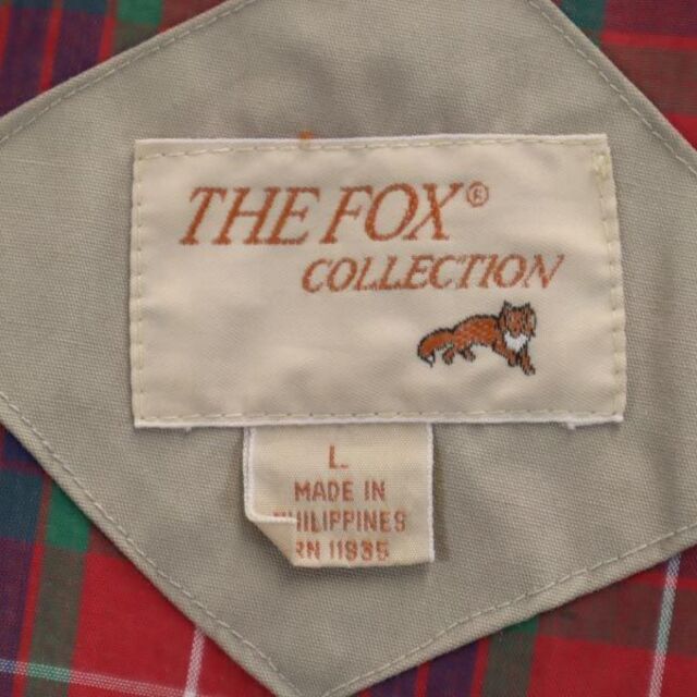 ザフォックスコレクション 70s 80s ヴィンテージ スイングトップ L モカ THE FOX COLLECTION 裏チェック メンズ   【230219】 8