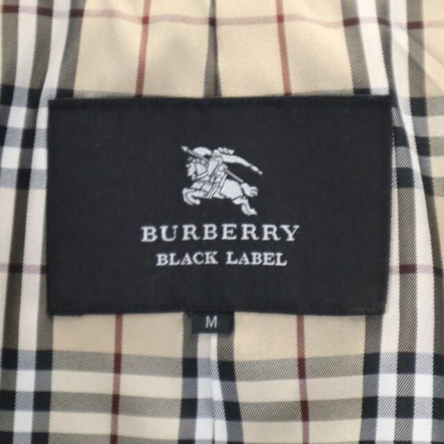 BURBERRY BLACK LABEL(バーバリーブラックレーベル)のバーバリーブラックレーベル トレンチ コート M 黒 BURBERRY BLACK LABEL 三陽商会 日本製 レディース 【中古】  【230219】 レディースのジャケット/アウター(ロングコート)の商品写真