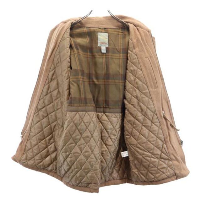 ユニクロ 90s ウールブレンド ハーフ コート L 茶系 UNIQLO フード ジャケット メンズ 【230219】