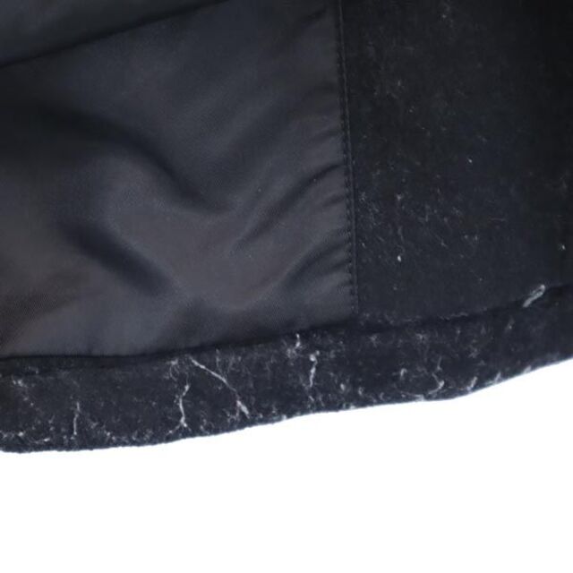 エルエフワイティー バック ロゴ 刺繍 ウールブレンド ジップ ジャケット L 黒 LFYT メンズ   【230219】L着丈