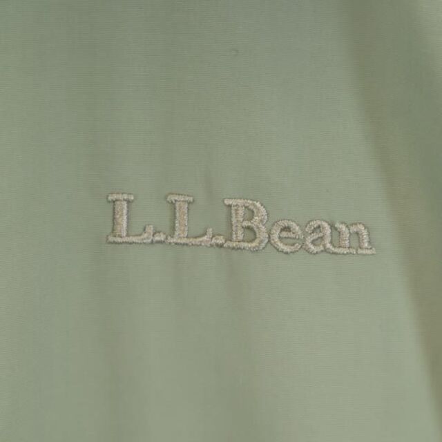 L.L.Bean(エルエルビーン)のエルエルビーン アウトドア ナイロンジャケット L カーキグリーン L.L.Bean 裏フリース ロゴ刺繍 メンズ 【中古】  【230219】 メンズのジャケット/アウター(ダッフルコート)の商品写真