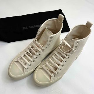 ジルサンダー Jil Sander プラットフォームスニーカー キャンパス