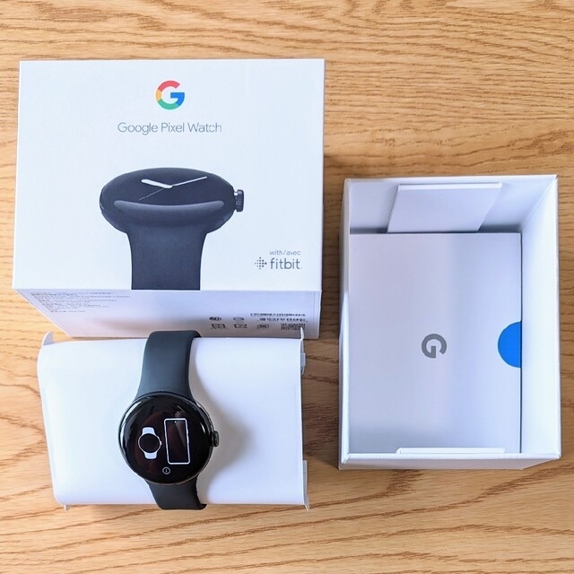 Google Pixel(グーグルピクセル)のGoogle Pixel Watch Wi-Fiモデル ブラック スマホ/家電/カメラのスマホアクセサリー(その他)の商品写真