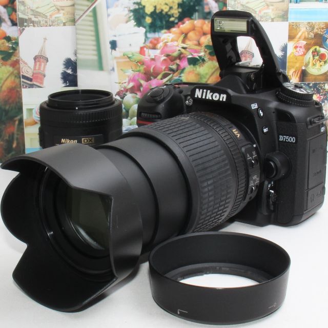Nikon - ❤️ニコン D7500❤️１本で近遠対応の手ぶれ補正レンズ&単焦点レンズセット
