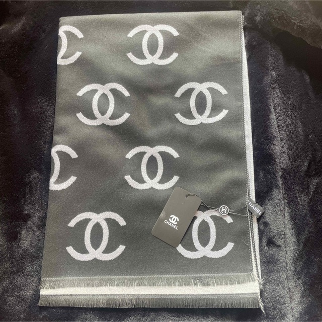様専用☆CHANEL シャネル ストール ブラック uniaodaserrageral.mg.gov.br