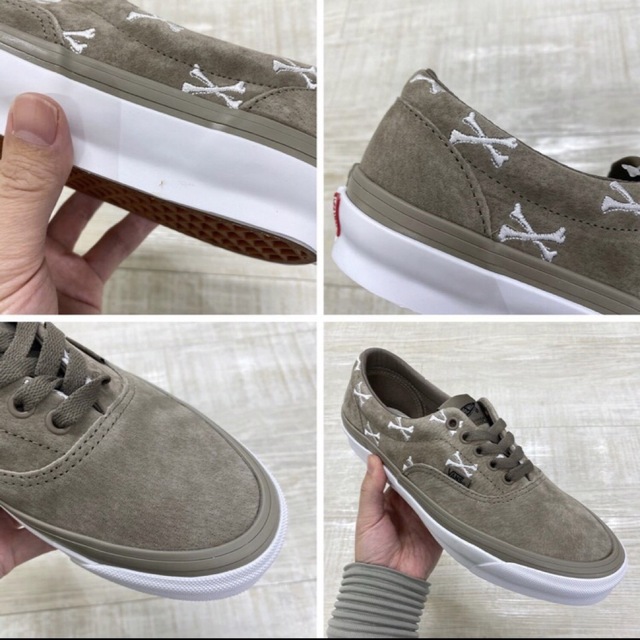 WTAPS ダブルタップス サイズ:27.5cm 22AW VANS VAULT OG ERA LX CROSS BONES COYOTE バンズ ボルト エラ クロス ボーンズ コヨーテブラウン US9.5 ローカット スニーカー コラボ シューズ 靴【メンズ】