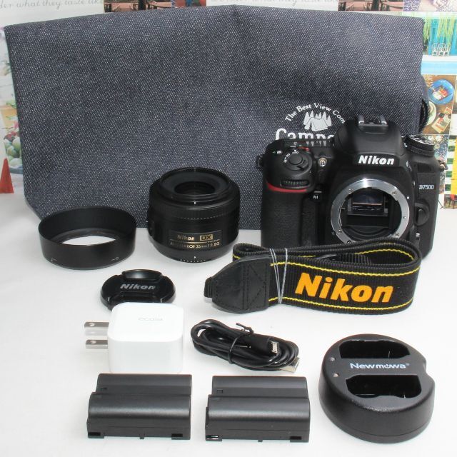 Nikon - ❤️予備バッテリー&カメラバッグ付き❤️ニコン D7500 単焦点 