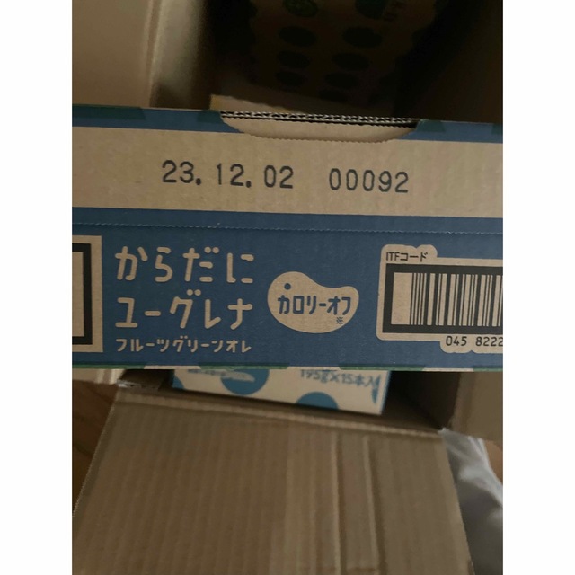 からだにユーグレナ　フルーツグリーンオレ　大量セット　4箱 食品/飲料/酒の健康食品(その他)の商品写真