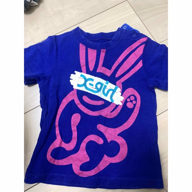 X-girl(エックスガール)のTシャツ　　95 キッズ/ベビー/マタニティのキッズ服女の子用(90cm~)(Tシャツ/カットソー)の商品写真