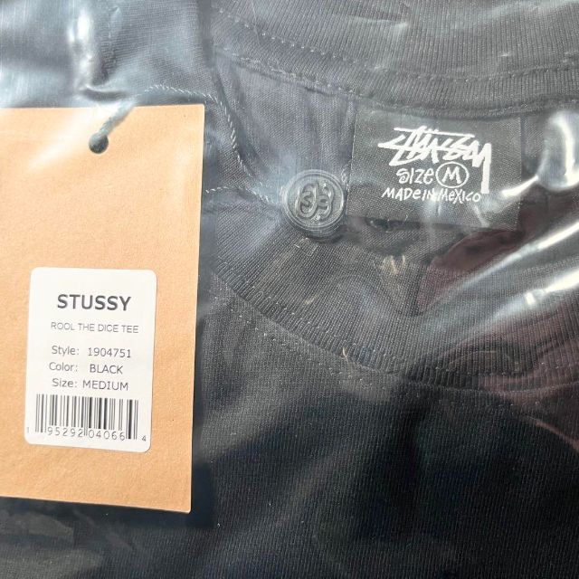【新品】stussy Tシャツ　サイズM ブラック