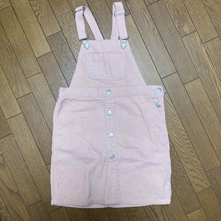 130cm★ポケットファー・コーデュロイジャンパースカート (スカート)