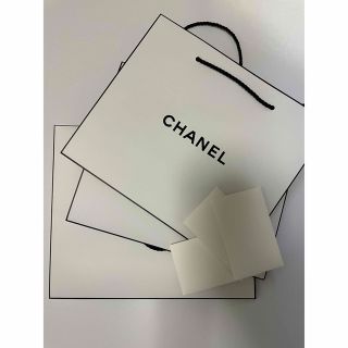 シャネル(CHANEL)のCHANEL シャネル ショップ袋 メッセージカード3枚セット ショッパー(ショップ袋)