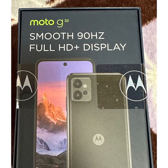 未開封新品 国内版MOTOROLA moto g32 SIMフリーサテンシルバー 2