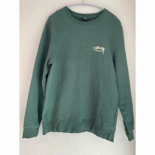 STUSSY ステューシー クラウンロゴ スウェット レア グリーン トレーナー