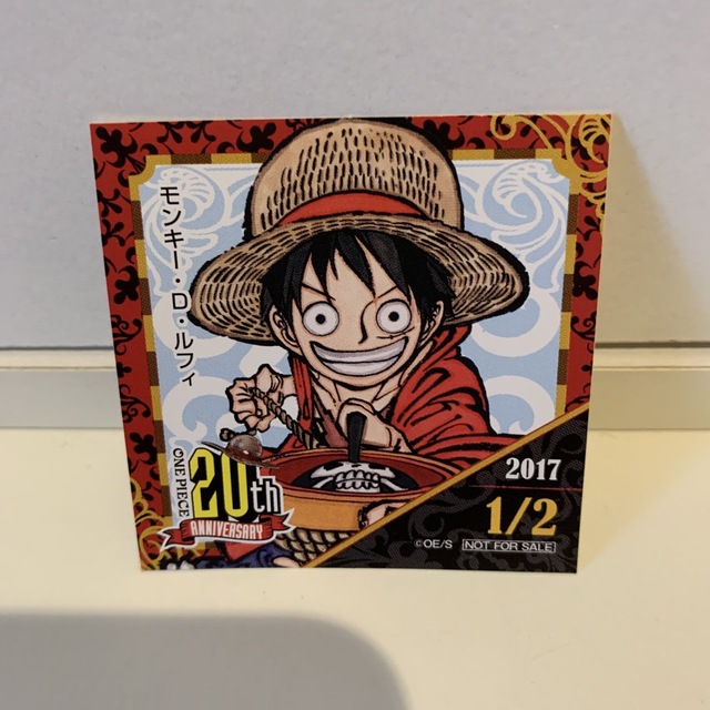 365日　ステッカー　麦わらストア　ONE PIECE   ルフィ　シール