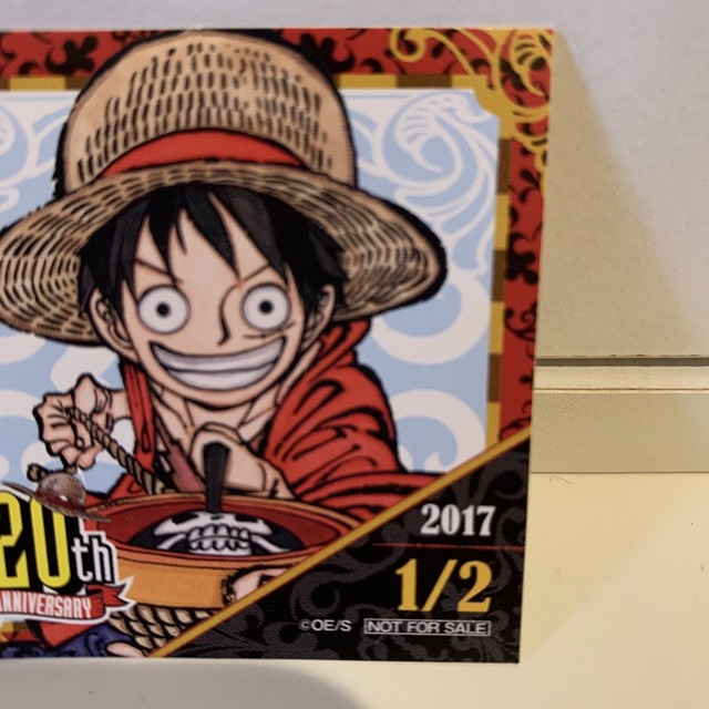 365日　ステッカー　麦わらストア　ONE PIECE   ルフィ　シール