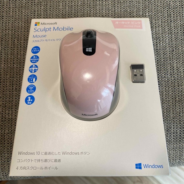 マイクロソフト Sculpt Mobile Mouse オーキッドピンク