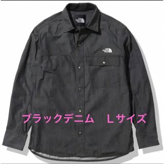 ノースフェイス　ブラックデニム　ヌプシシャツ　新品