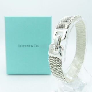 ティファニー(Tiffany & Co.)の極希少 美品 ティファニー シルバー メッシュ チェーン ブレスレット JK15(ブレスレット/バングル)