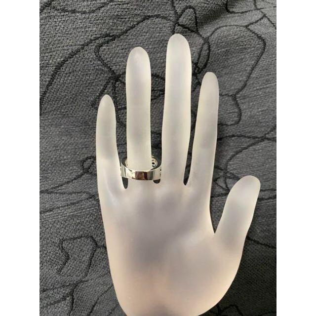 （1020）12号　爽やかなブルー系スワロフスキーワイドリング　高価な爪留め仕様 レディースのアクセサリー(リング(指輪))の商品写真