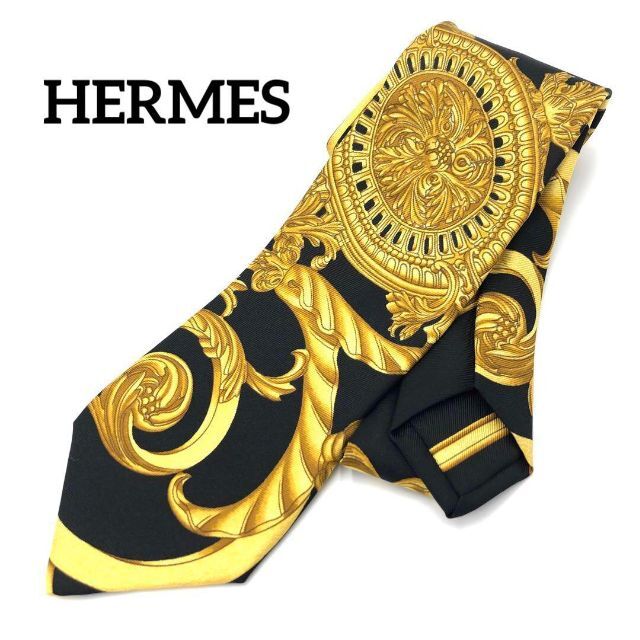 Hermes(エルメス)の『HERMES』エルメス 総柄シルクネクタイ メンズのファッション小物(ネクタイ)の商品写真