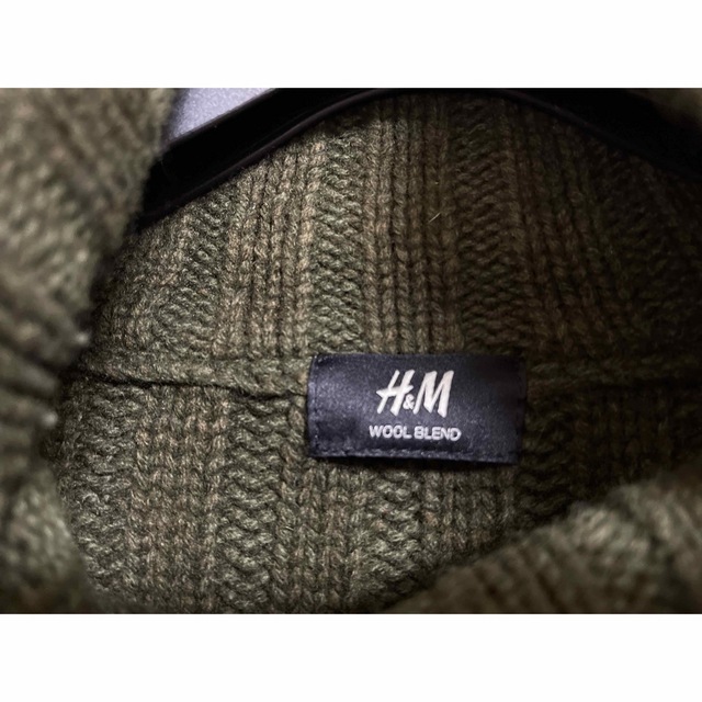 H&M(エイチアンドエム)の【 Green Khaki S 】H&M ハイネックセーター メンズのトップス(ニット/セーター)の商品写真