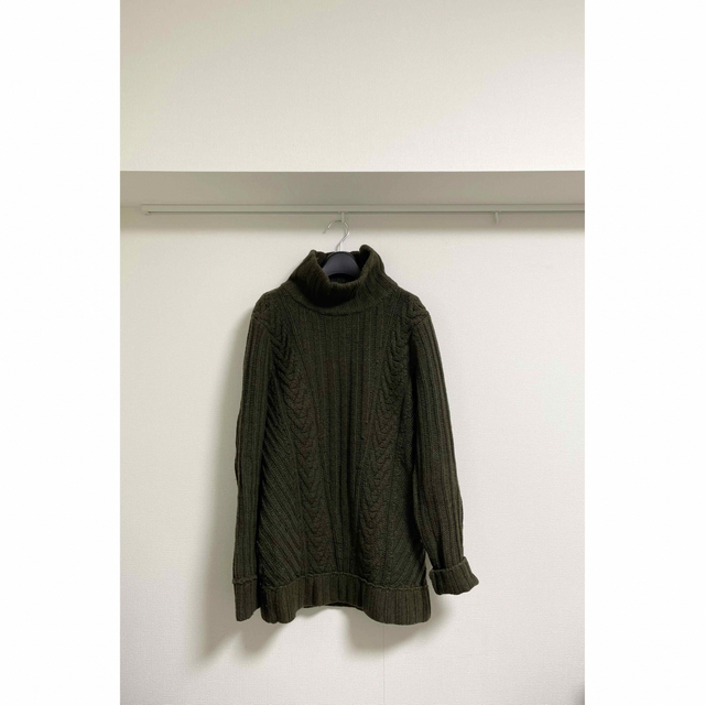 H&M(エイチアンドエム)の【 Green Khaki S 】H&M ハイネックセーター メンズのトップス(ニット/セーター)の商品写真