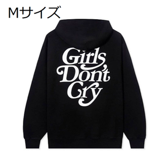 Lサイズ 新品 未使用 黒×青 girls don’t cry パーカー