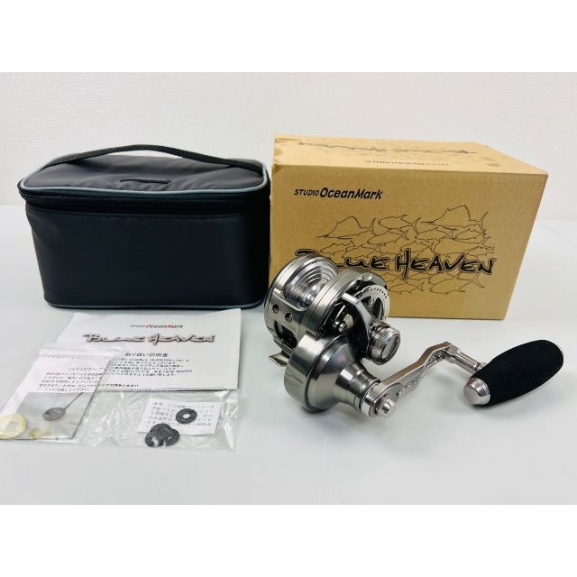 大人気新品 【美品】スタジオ オーシャンマーク ブルーヘブン Hi/L-D L120N リール 大人気新品 【美品】スタジオ オーシャンマーク ブルーヘブン Hi/L-D L120N リール