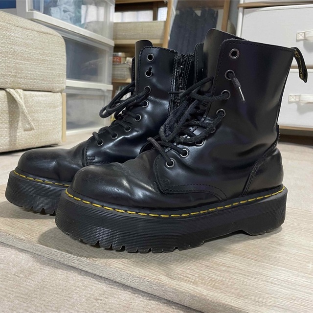 Dr.Martens ドクターマーチン 8ホール 厚底 ブラック UK6