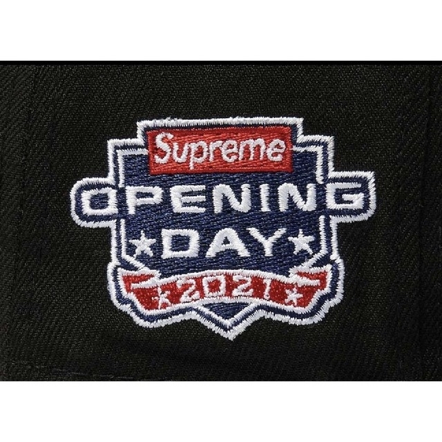 Supreme(シュプリーム)のシュプリーム ノー コンプ ボックス ロゴ ニューエラ "ブラック"7 1/4 メンズの帽子(キャップ)の商品写真