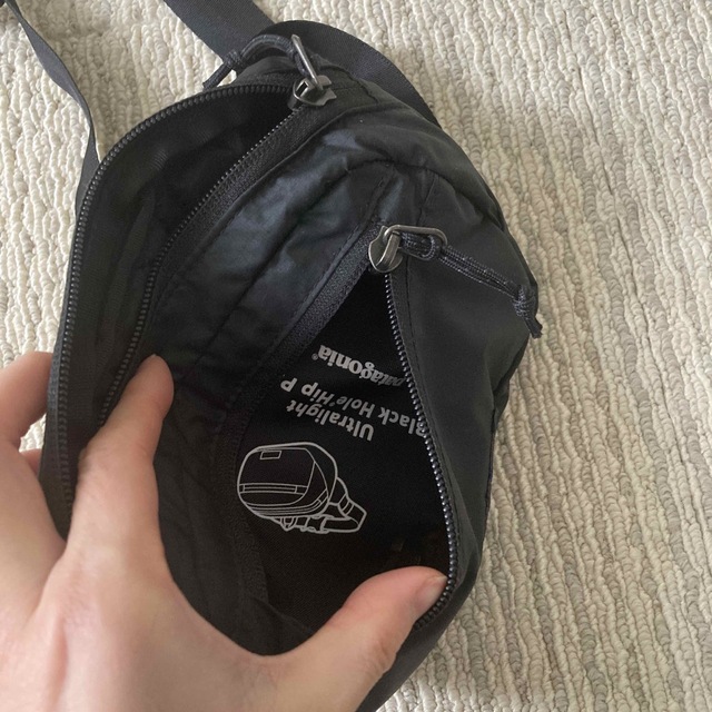 patagonia(パタゴニア)の中古　パタゴニアULTRALIGHT BLACK  ヒップバッグ49447 レディースのバッグ(ボディバッグ/ウエストポーチ)の商品写真