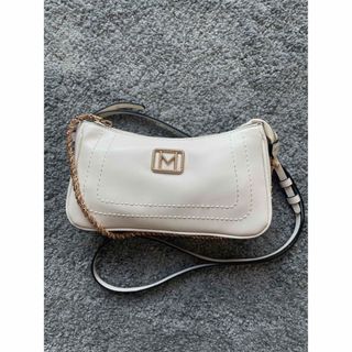 マックスマーラ(Max Mara)のMARELLA マレーラ ☆ ショルダーバッグ レザー 斜め掛けOKオフホワイト(ショルダーバッグ)