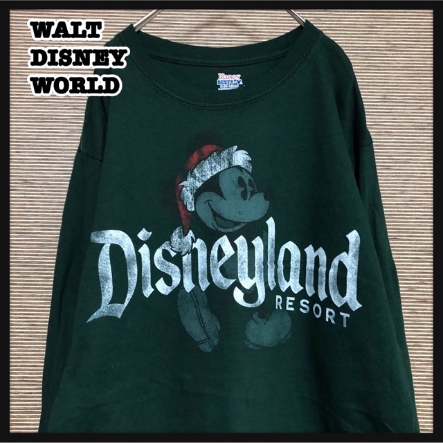 新品 Disney 100周年 100th 金色 ゴールド 長袖Tシャツ ロンT