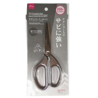 ダイソー220円商品　チタンコート文具ハサミ（フィットグリップ、１７．５ｃｍ）(はさみ/カッター)