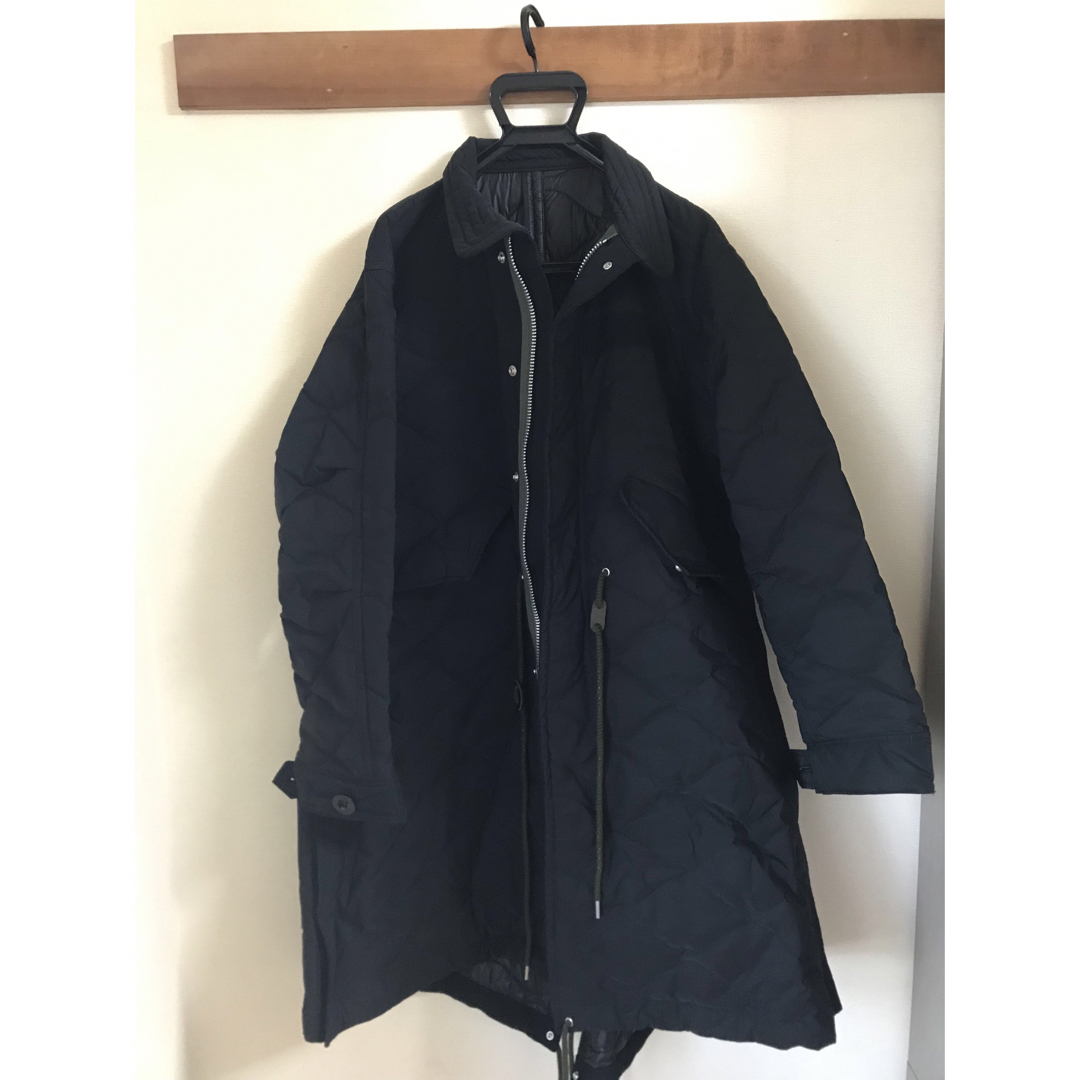 sacai(サカイ)のsacai 22aw キルティングコート　サイズ1 メンズのジャケット/アウター(チェスターコート)の商品写真