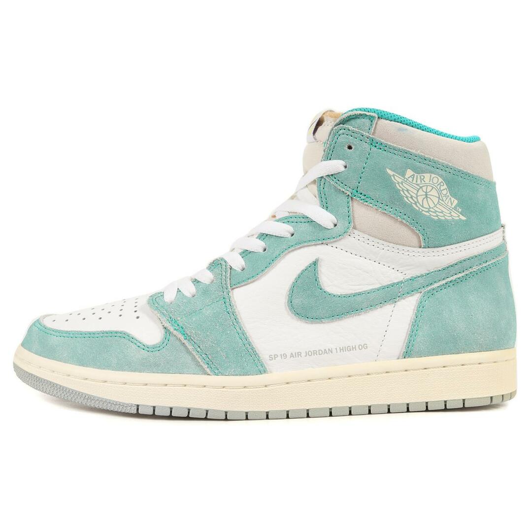 NIKE ナイキ AIR JORDAN 1 RETRO HIGH OG TURBO GREEN (555088-311) 2019年 エアジョーダン 1 ハイ ターボグリーン セイルホワイト サイズ：US10.5 28.5cm スニーカー【メンズ】