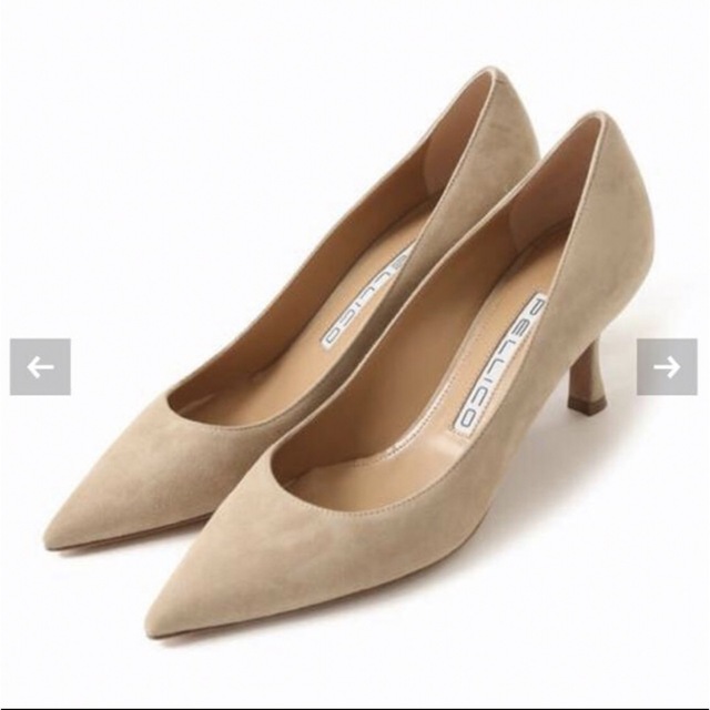 DEUXIEME CLASSE(ドゥーズィエムクラス)の新品　PELLICO SP SUEDE POINTED 6.5 ヌード　パンプス レディースの靴/シューズ(ハイヒール/パンプス)の商品写真