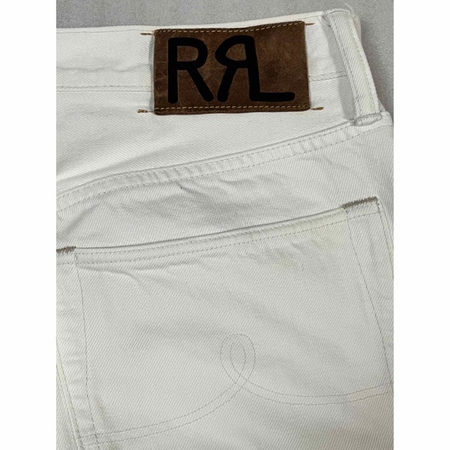 RRL(ダブルアールエル)のRRL◆RALPH LAUREN◆ホワイト デニムパンツ◆ラルフローレン メンズのパンツ(デニム/ジーンズ)の商品写真