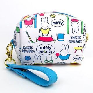 ミッフィー(miffy)のミッフィー-ミニミニポーチ-WHちらし-スポーツ-ポーチ白(ポーチ)