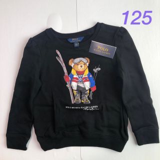 ポロラルフローレン(POLO RALPH LAUREN)の新作◇ラルフローレンポロベアフリーススウェットシャツ ブラック 6X125(Tシャツ/カットソー)