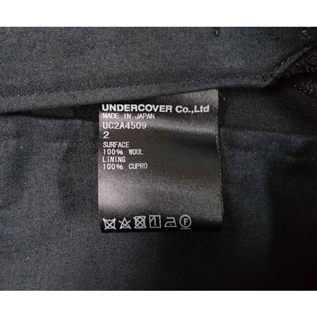UNDERCOVER(アンダーカバー)の【期間限定値下げ】UNDERCOVER アンダーカバー 品番 UC2A4509 21AW スラックス パンツ 黒 サイズ2 正規品 / 26719 メンズのパンツ(その他)の商品写真