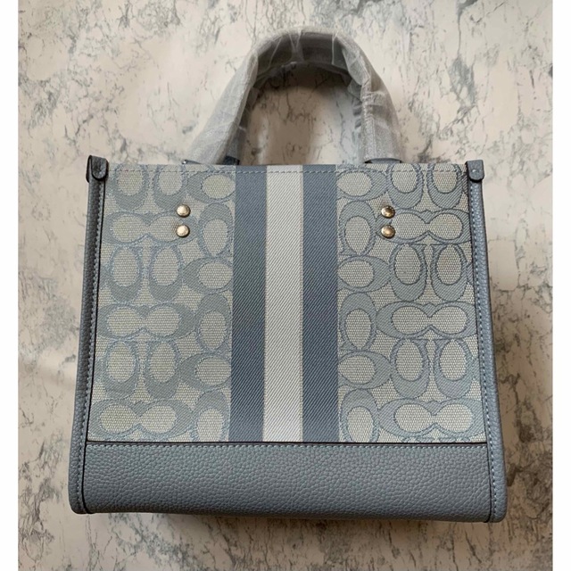 新品 coach ショルダーバッグ ハンドバッグ ブルー 未使用 www