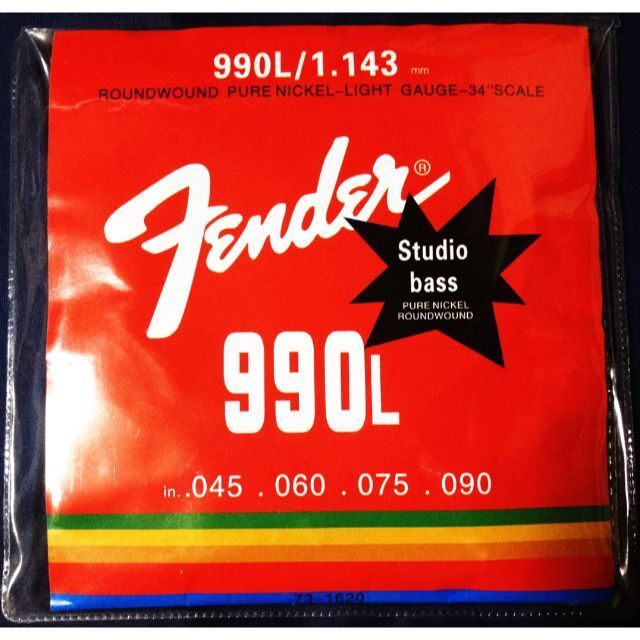 Fender(フェンダー)の送料無料★Fender★激安エレキベース弦★１～４弦セット★ライトゲージ 楽器のベース(弦)の商品写真