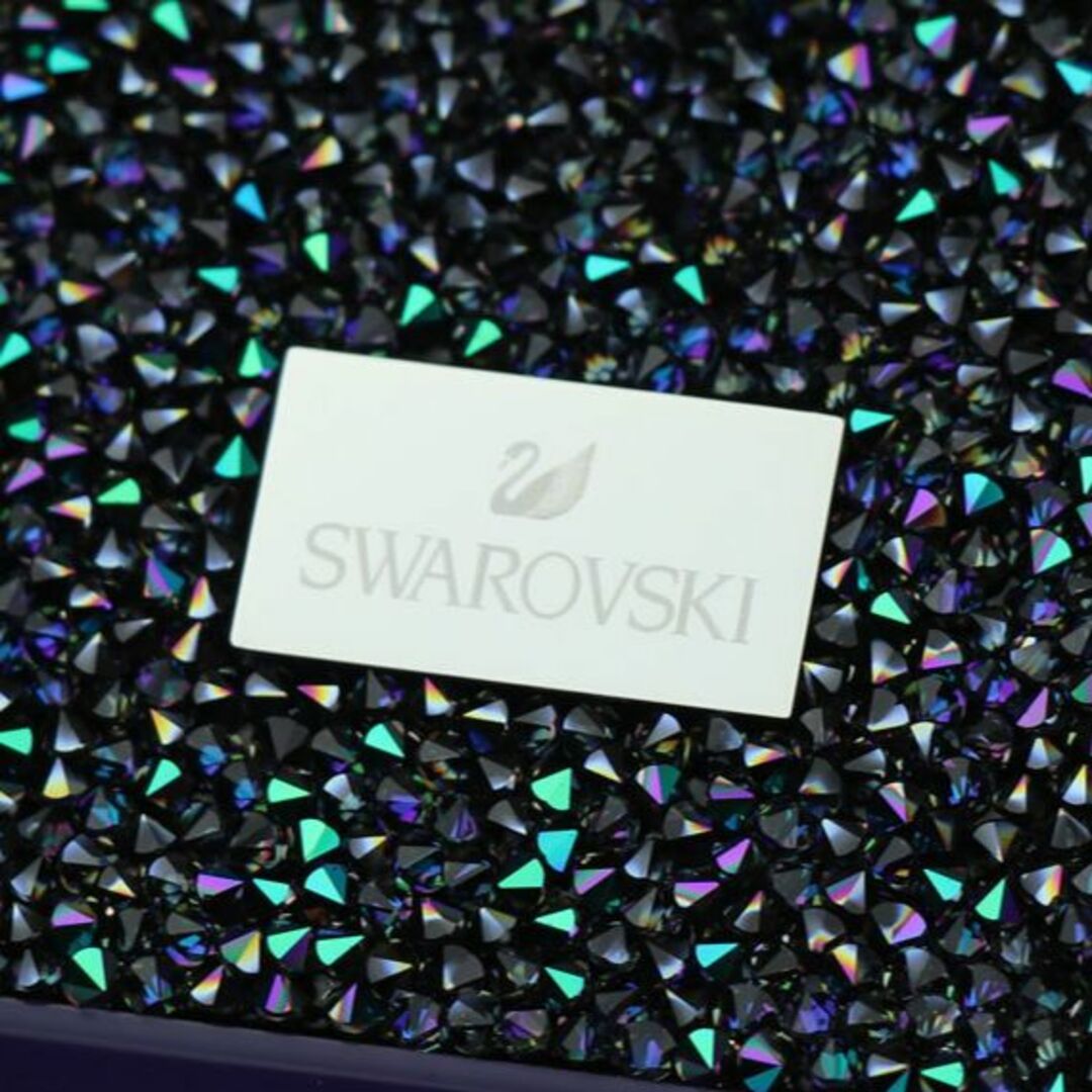 SWAROVSKI(スワロフスキー)の【スワロフスキー】グラムロック iPhoneX/XSケース グリーン・パープル スマホ/家電/カメラのスマホアクセサリー(iPhoneケース)の商品写真