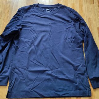 ユニクロ(UNIQLO)のユニクロ　コットンエアリズムロングTシャツ　Mサイズ(Tシャツ/カットソー(七分/長袖))