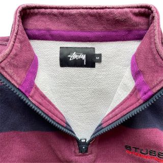 STUSSY - 【レア】stussy ステューシー ハーフジップ パープル Mの通販 ...