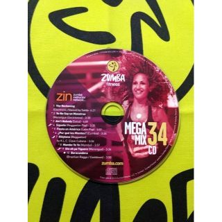 ズンバ(Zumba)のZUMBA　ズンバ　MEGAMIX34　CD　インストラクター専用(ポップス/ロック(洋楽))