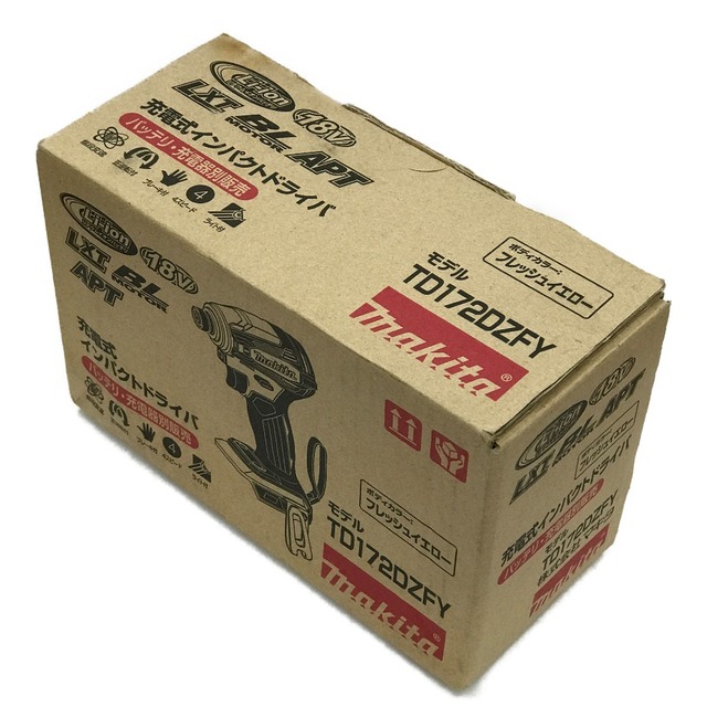 Makita(マキタ)の##MAKITA マキタ 18V 充電式インパクトドライバ TD172DZFY フレッシュイエロー インテリア/住まい/日用品の文房具(その他)の商品写真