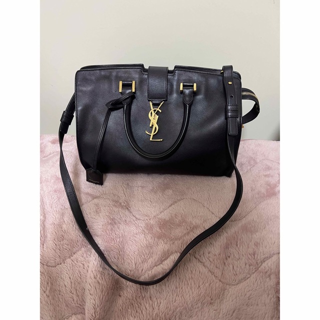 大流行中! Saint Laurent - サンローラン カバス ショルダーバッグ 黒